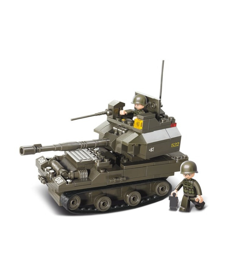 Army Tank Kids Construction Brick Set Sluban 178 pieces Military B0282
