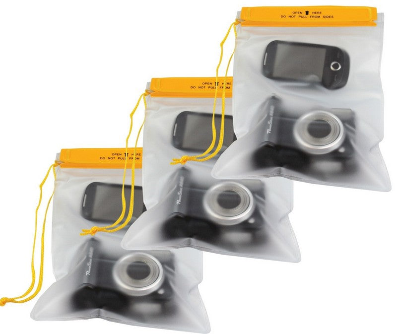 Waterproof Drysack Dry Bag Pouch Highlander Bag PVC Clear Pk of 3 (CS026)