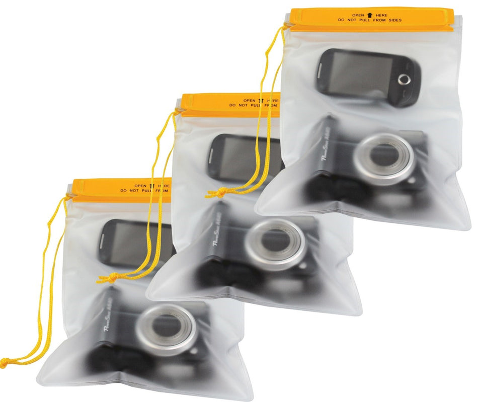 Waterproof Drysack Dry Bag Pouch Highlander Bag PVC Clear Pk of 3 (CS026)
