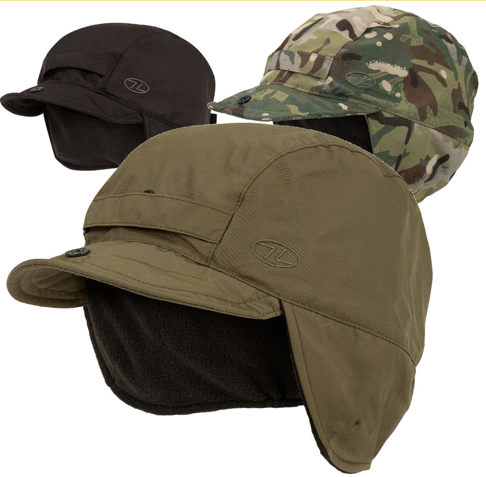 Highlander Waterproof  Mountain Hat Cap Breathable Thermal Fleece Lined Winter