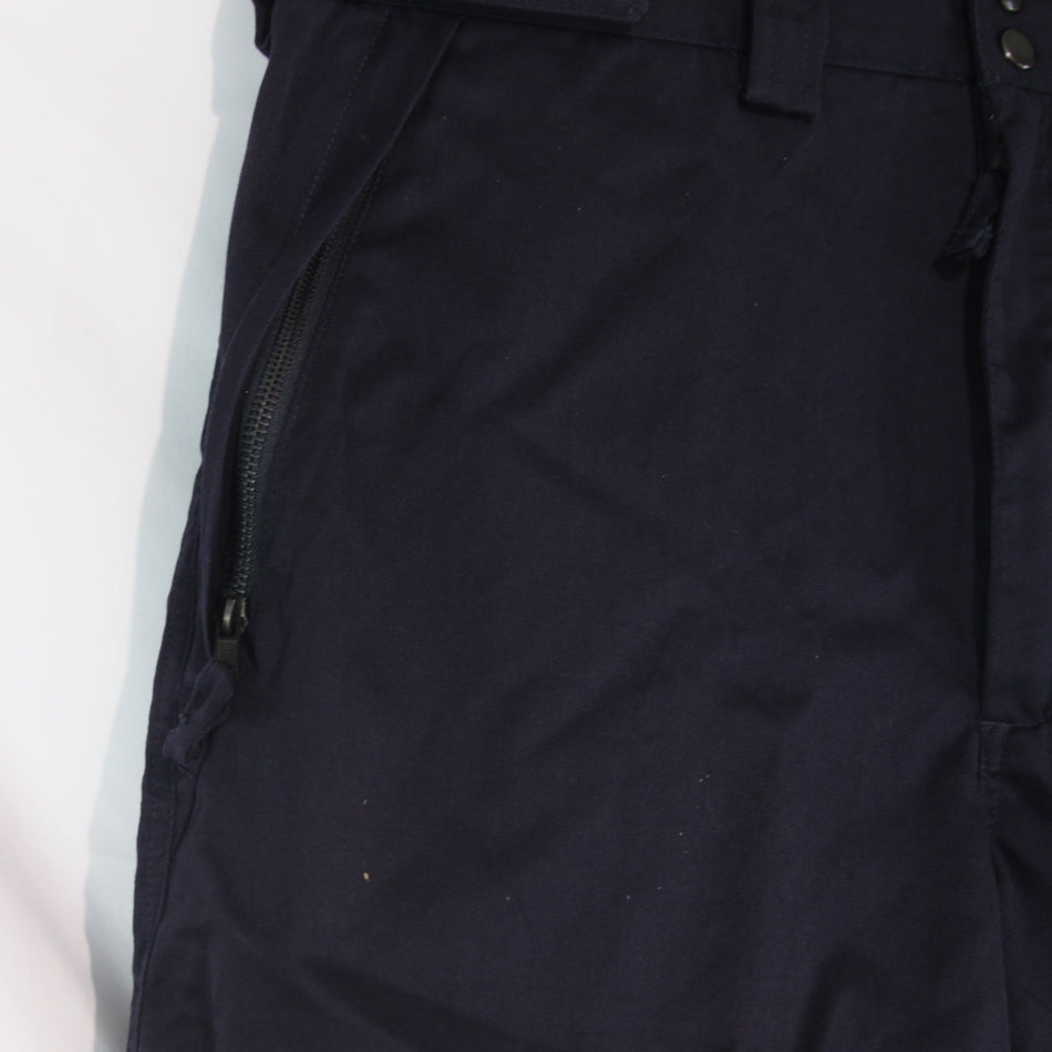 Genuine Surplus French Police/Prison Cutoff Shorts Navy (4425)