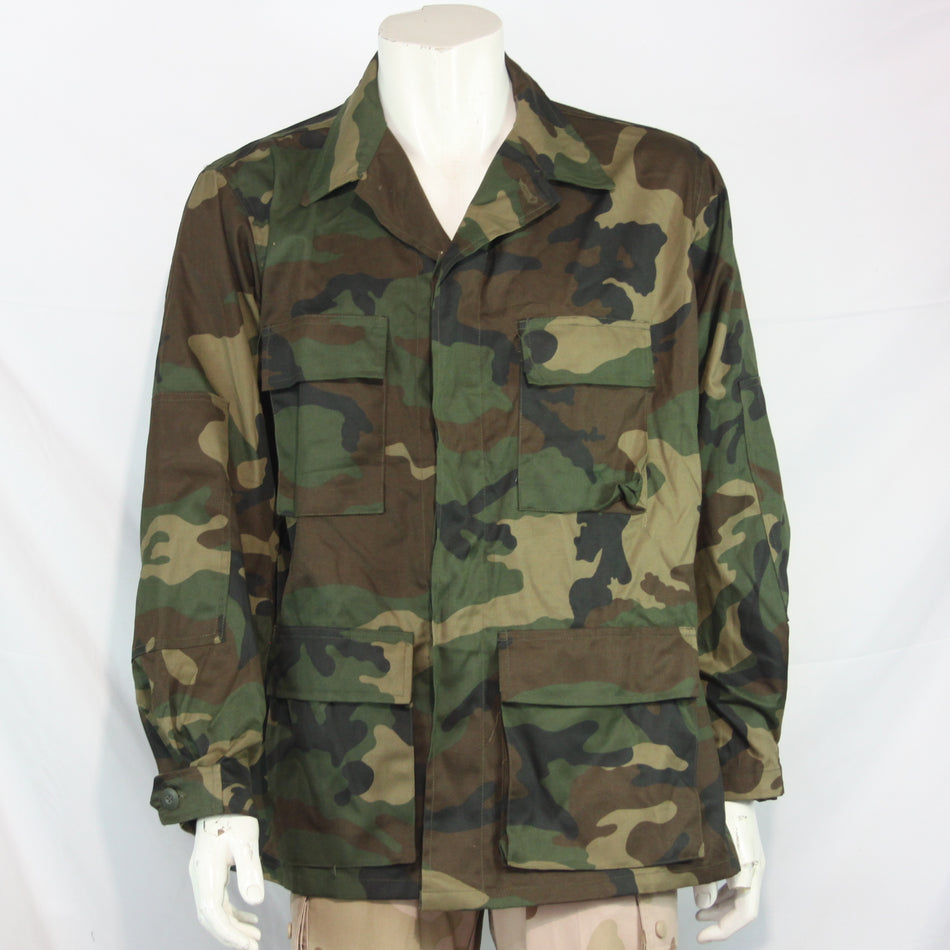 BDU Shirt Woodland Camo Croatian  Army Genuine Surplus 38-40" (4475)
