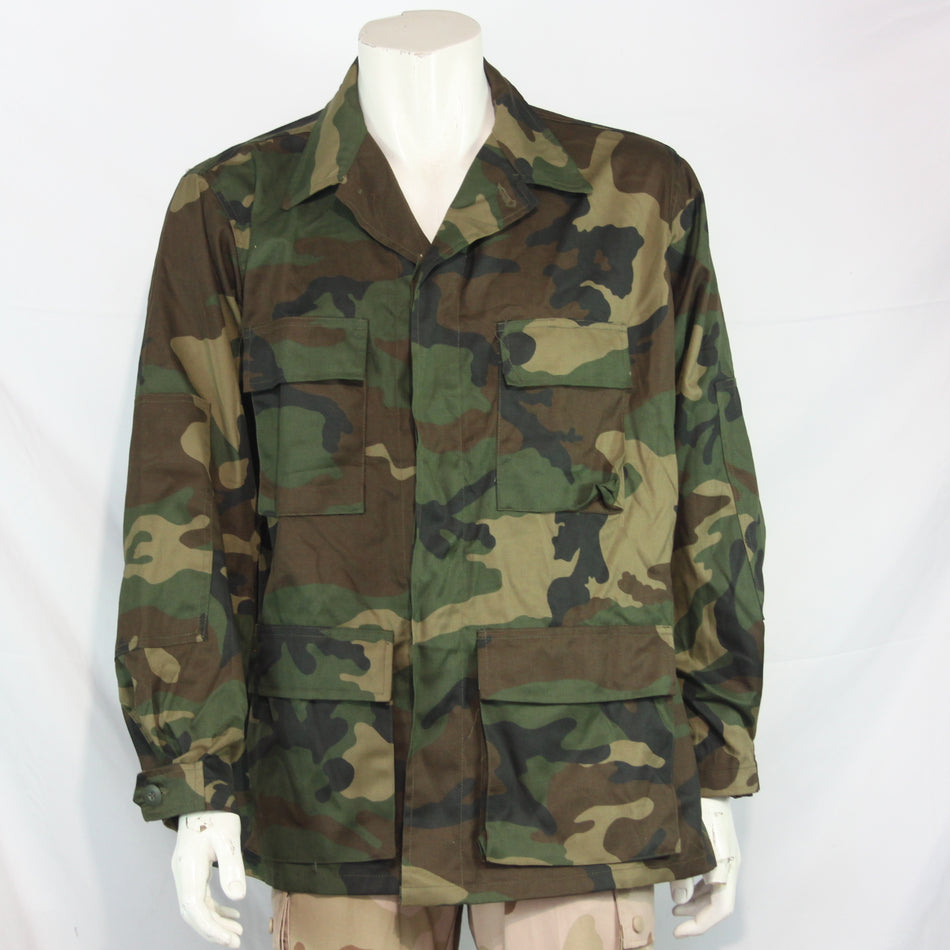 BDU Shirt Woodland Camo Croatian  Army Genuine Surplus 38-40" (4475)