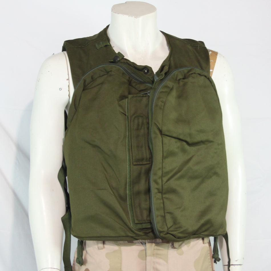 British Army AFV Crewman Vest Cover Olive DPM Genuine Surplus (4483)
