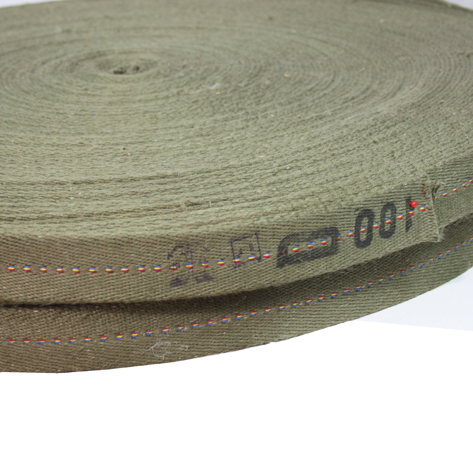 Webbing Strap Army Strapping Cut Off Roll Soft Cotton 42mm Genuine Surplus (4485)