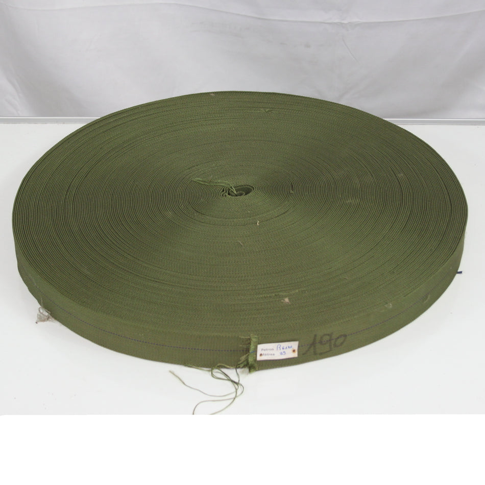 Webbing Airforce Strapping Cut Off Roll Olive 42mm Genuine Surplus (4486)