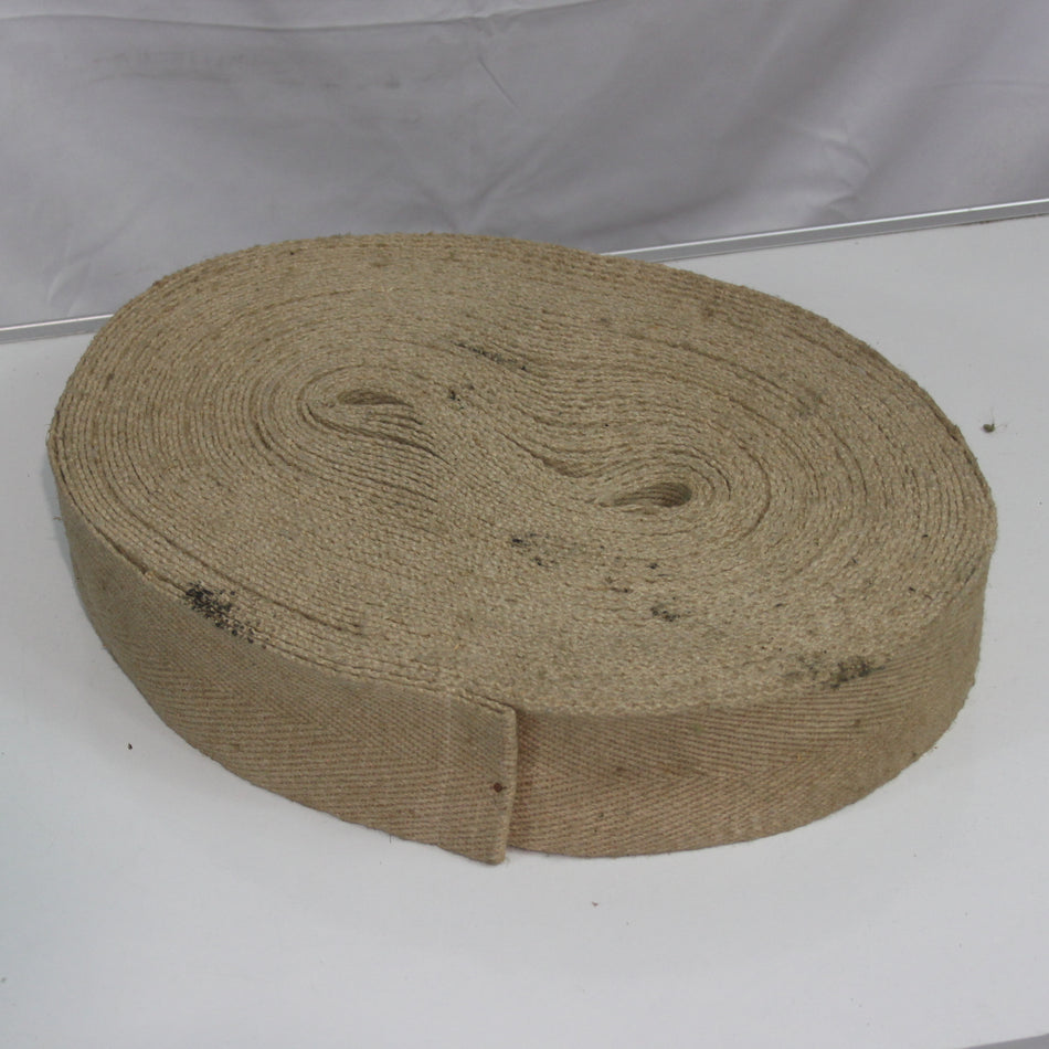 Webbing Hessian Strapping Cut Off Roll Olive 73mm Genuine Surplus (4487)
