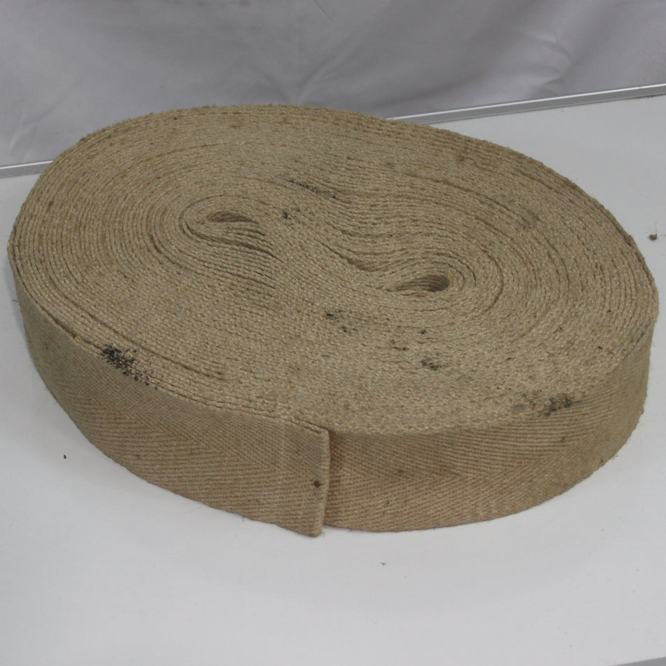 Webbing Hessian Strapping Cut Off Roll Olive 73mm Genuine Surplus (4487)