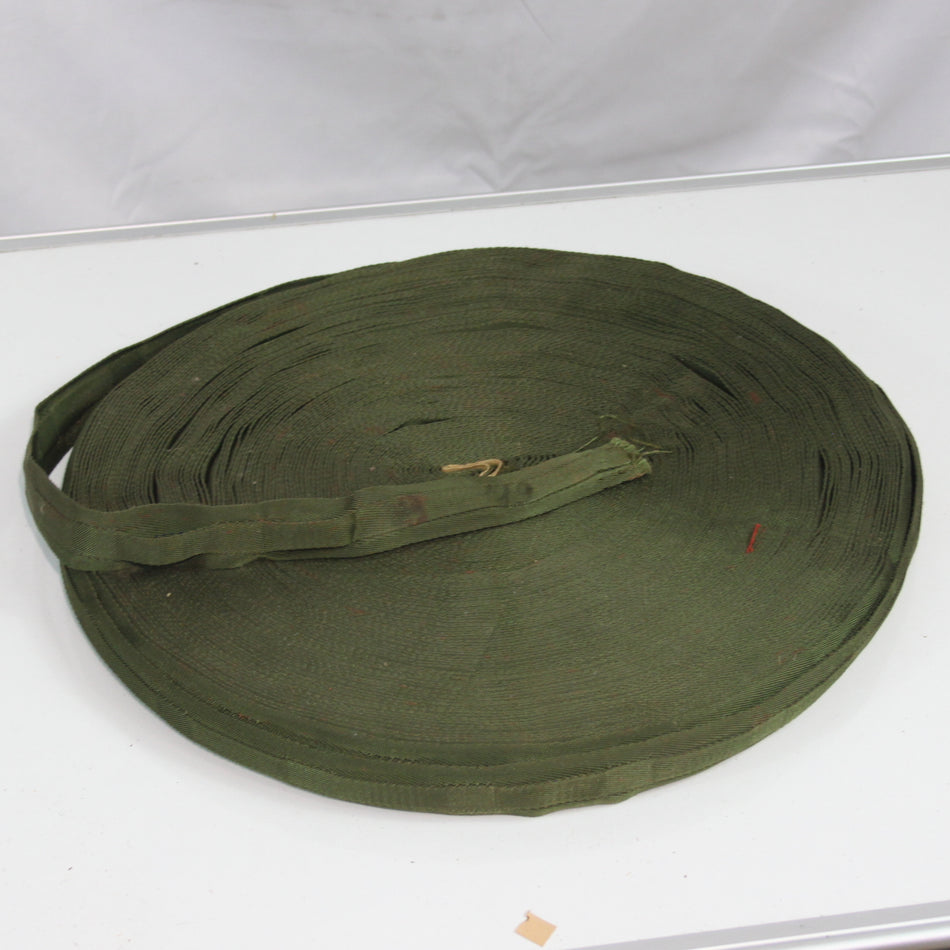 Webbing Strap With Loops Army Strapping Cut Off Roll 30mm Genuine Surplus (4489)