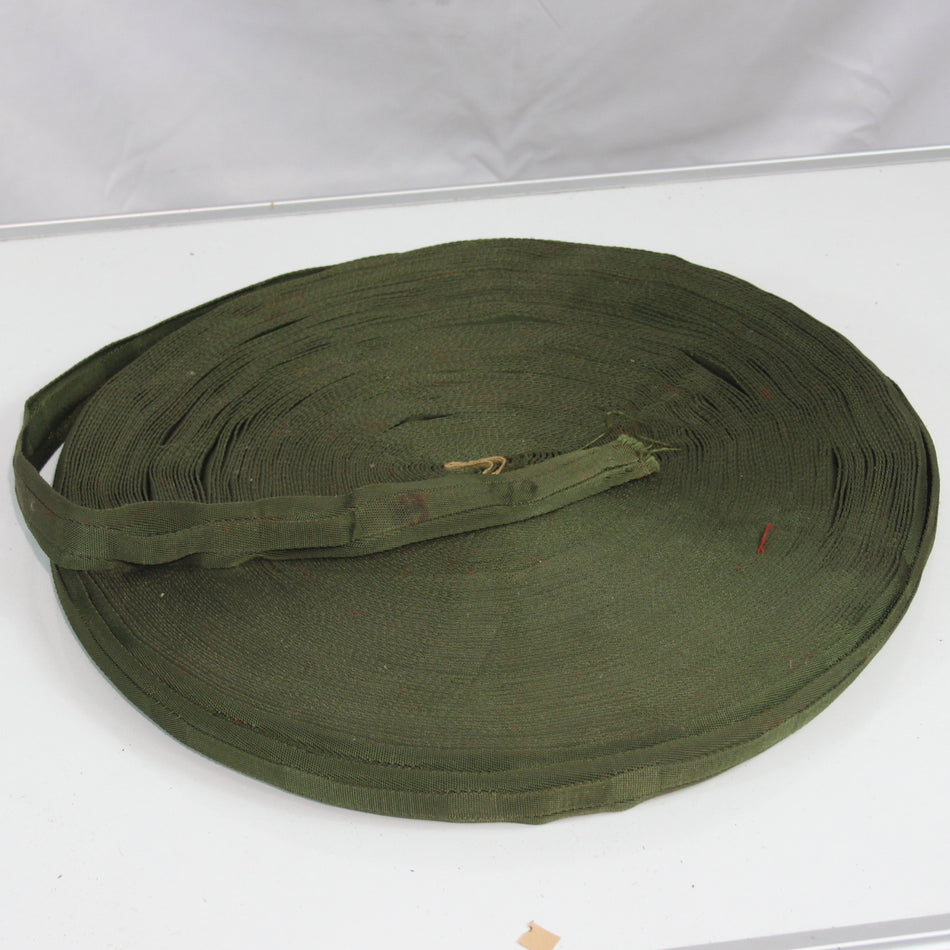 Webbing Strap With Loops Army Strapping Cut Off Roll 30mm Genuine Surplus (4489)