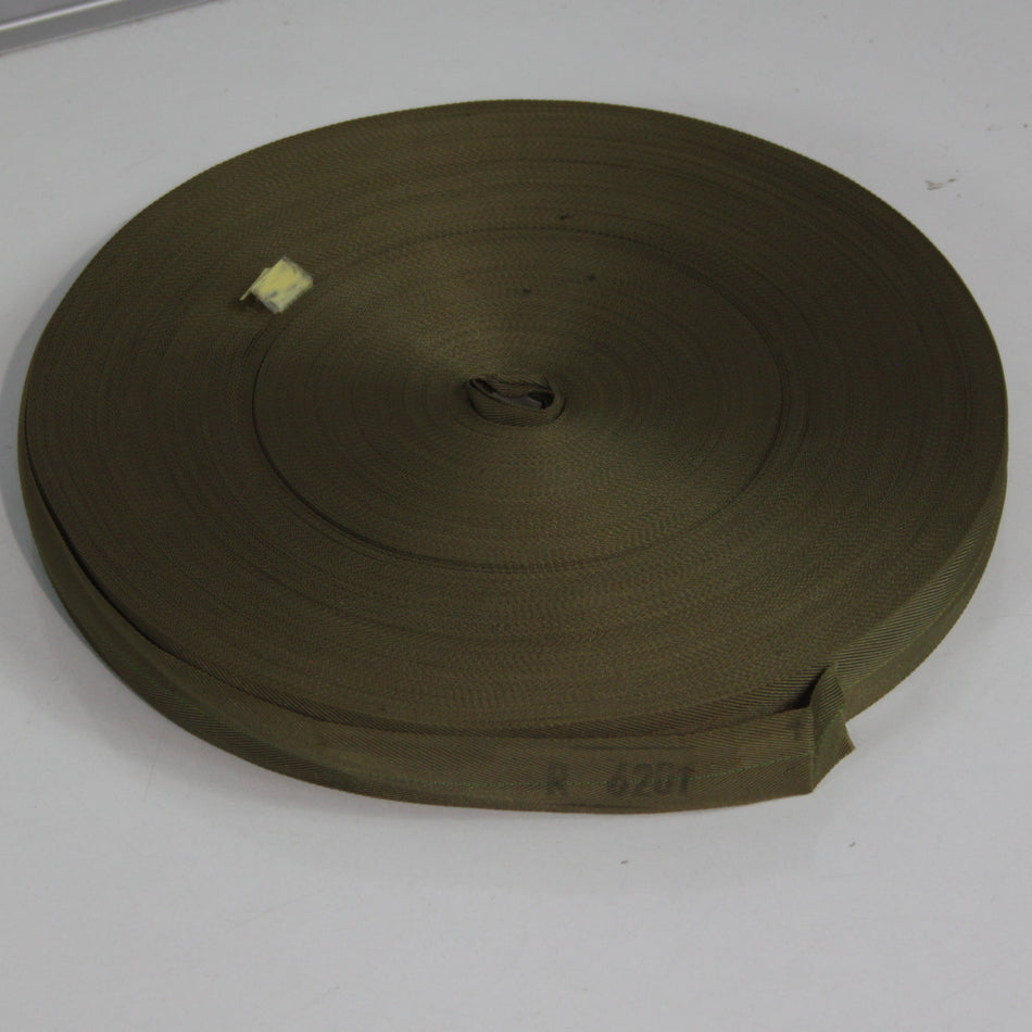 Webbing Strap Army Strapping Olive Cut Off Roll Herringbone 25mm Genuine Surplus (4492)