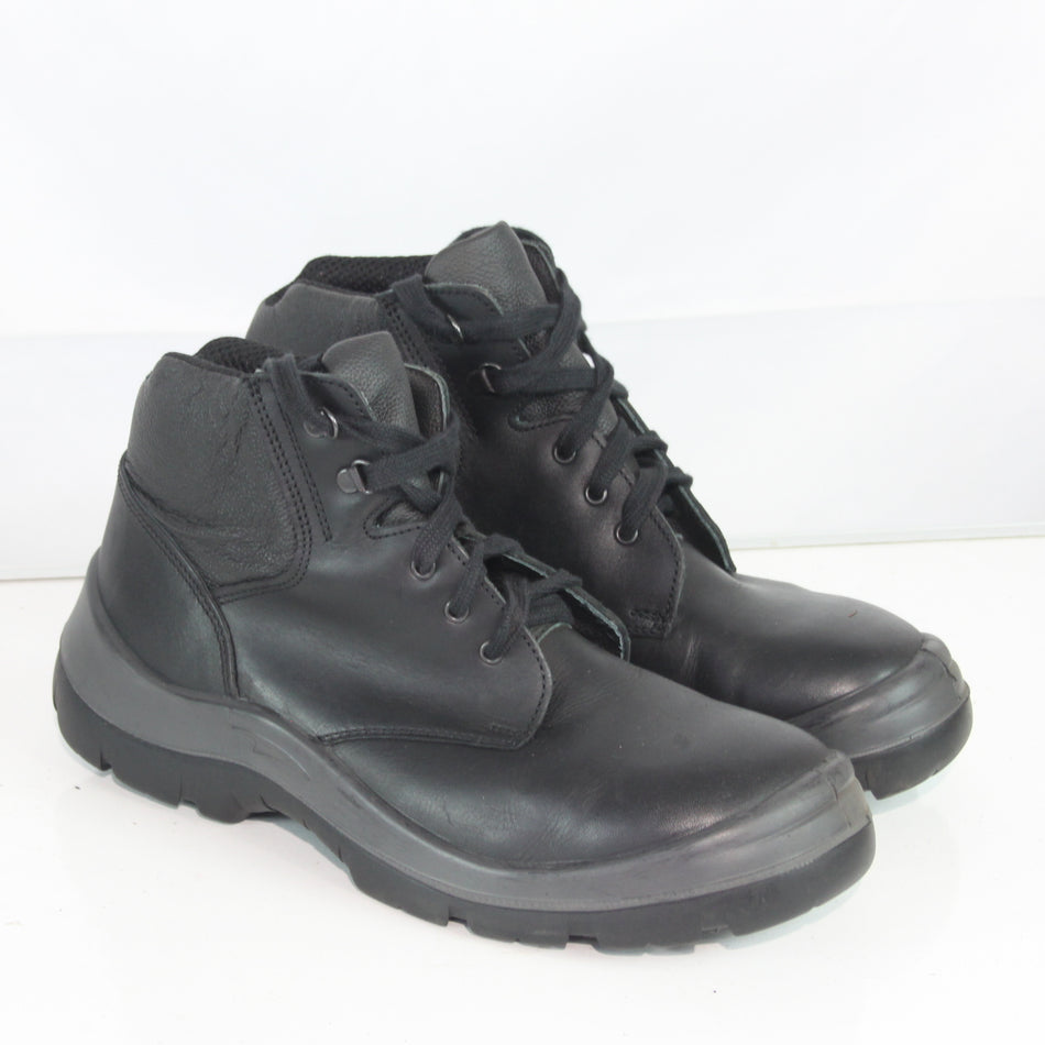 French Army Work Boots Black Leather Lace Up Genuine Surplus EU 45 (4506)