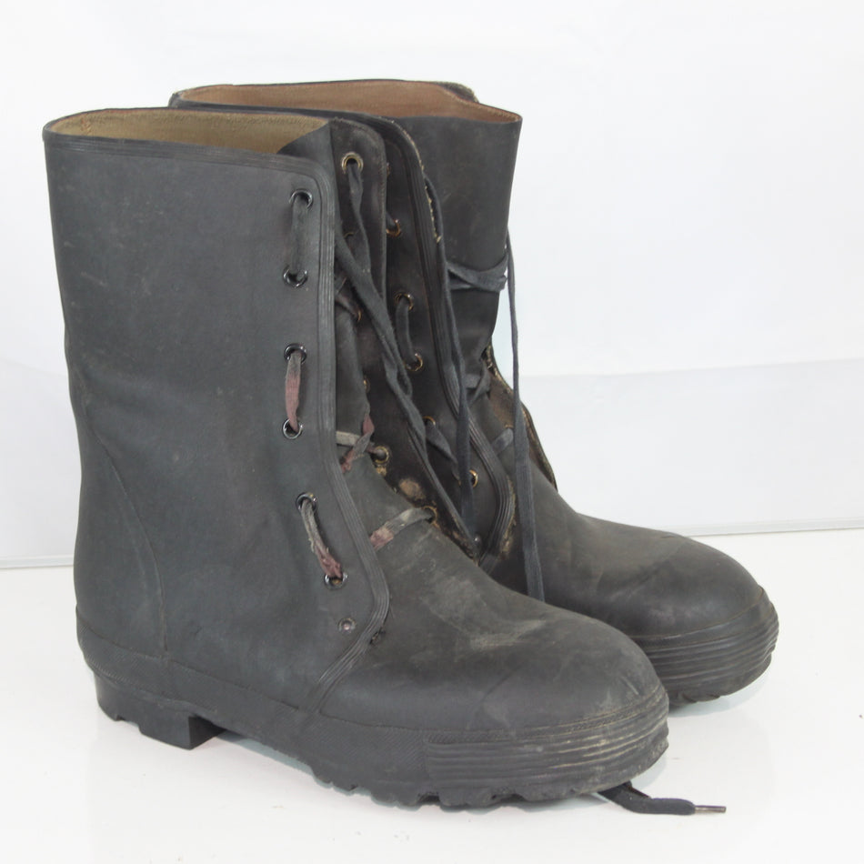 French Army NBC Boots Black ODD PAIR Surplus EU 42 & 43 (4511)