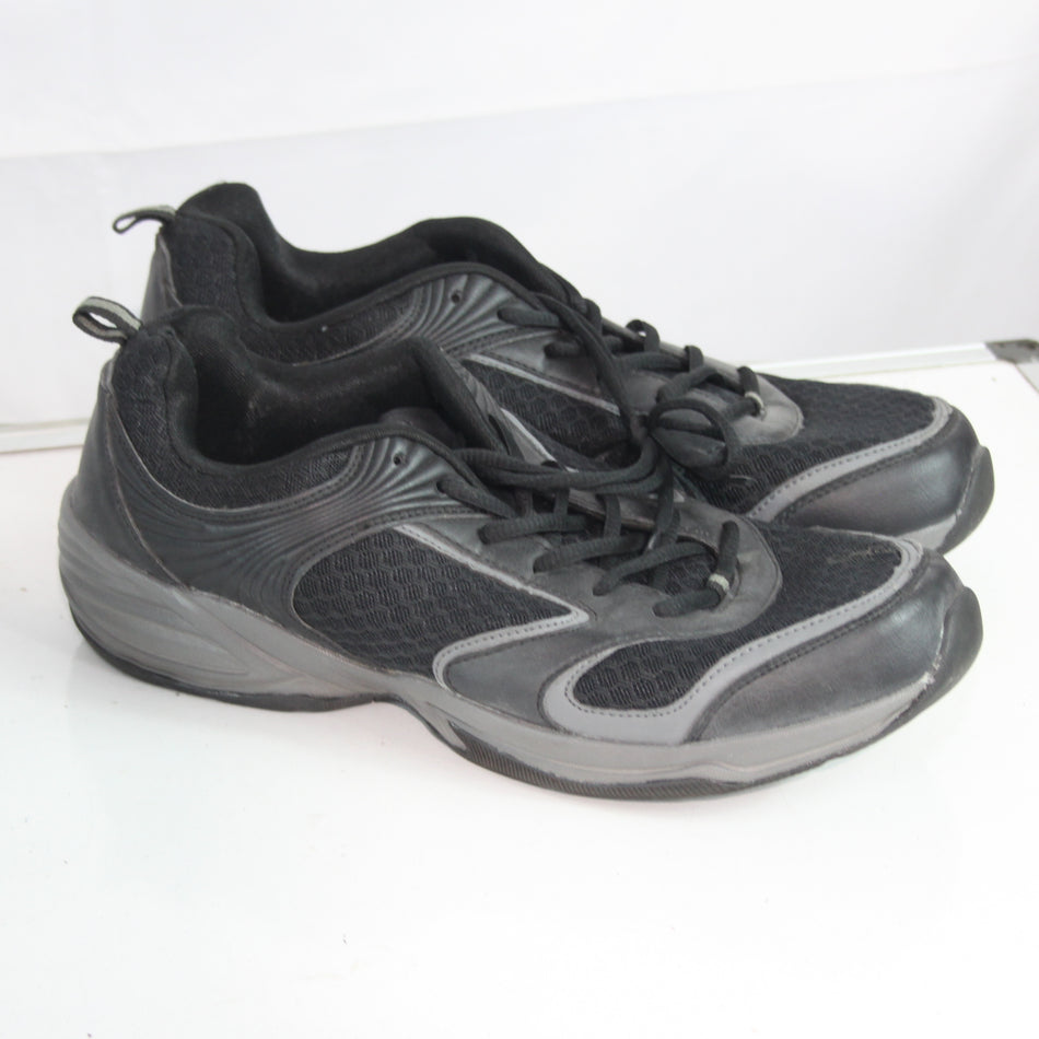 Black Leather Trainers Army Austrian Genuine Surplus EU43 (4535)