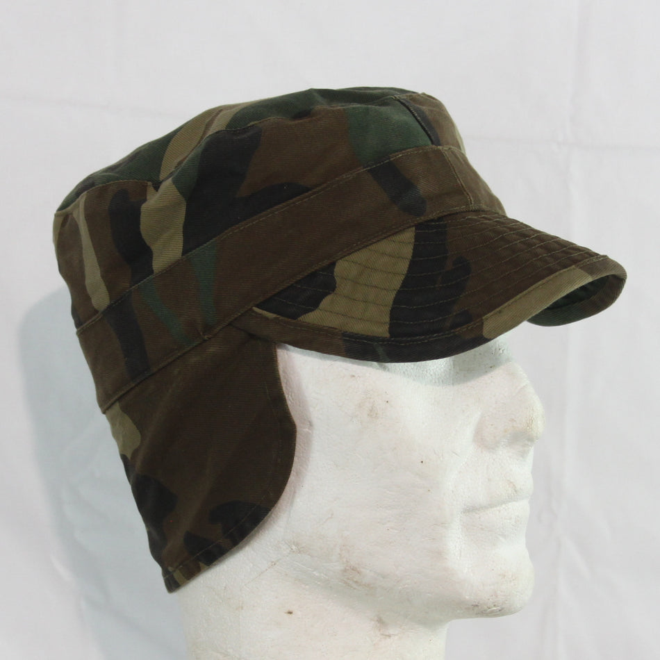Camo Cap All Seasons Army Field Cap Peak Croatian Army Genuine Surplus 4326