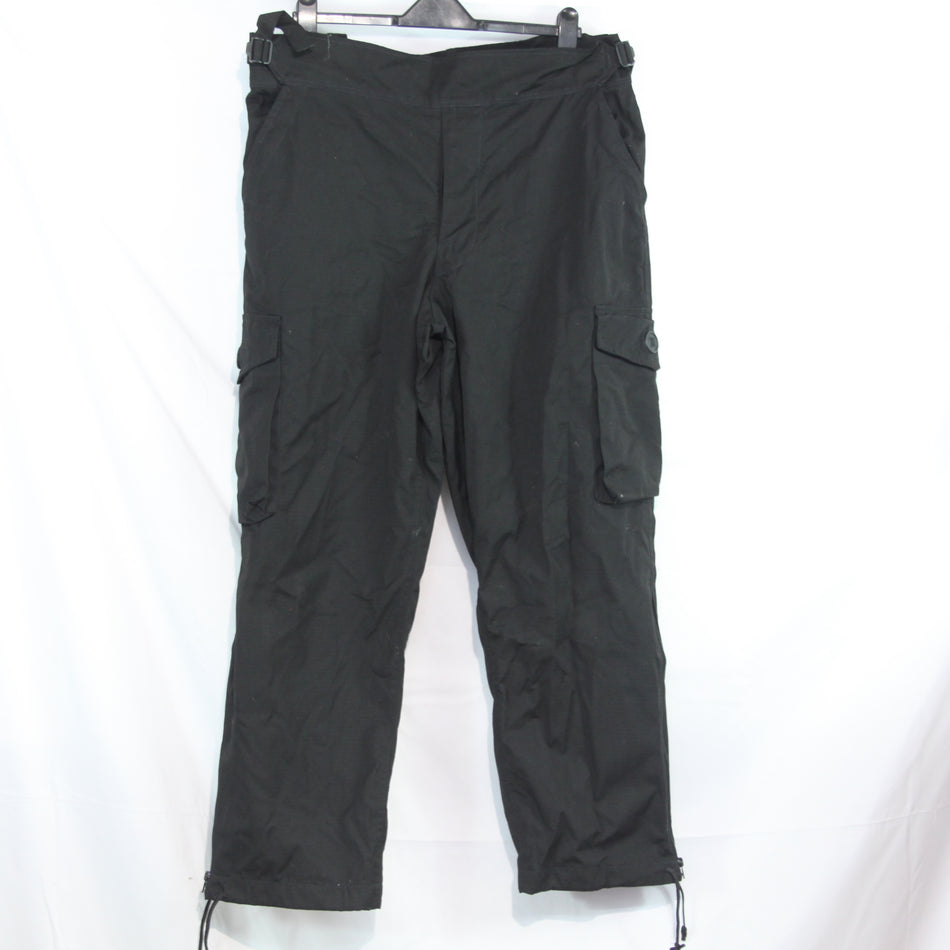 Arktis Combat Trousers Black Flat Front Tactical 36 & 40"W (4541)