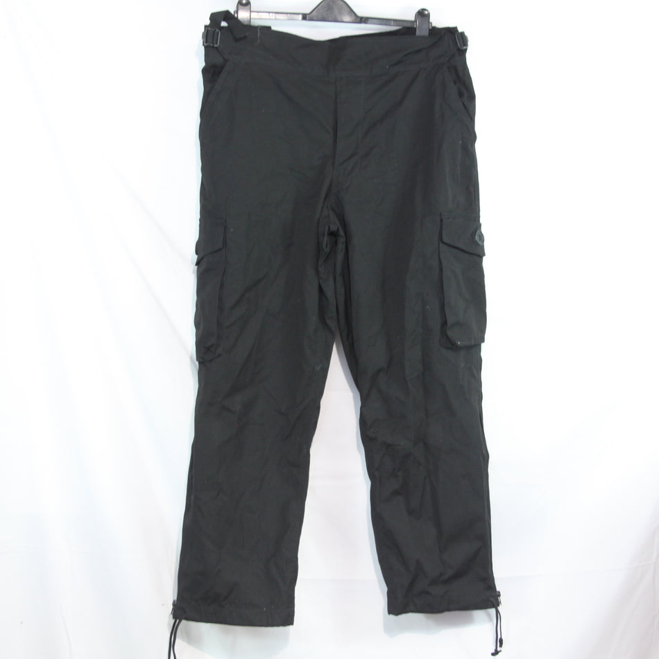 Arktis Combat Trousers Black Flat Front Tactical 36 & 40"W (4541)