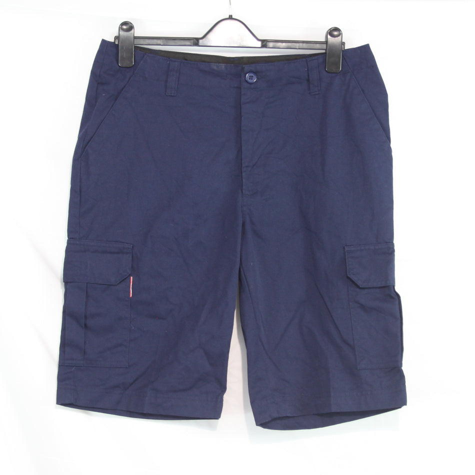 British Courier Navy Shorts Polycotton (4542)