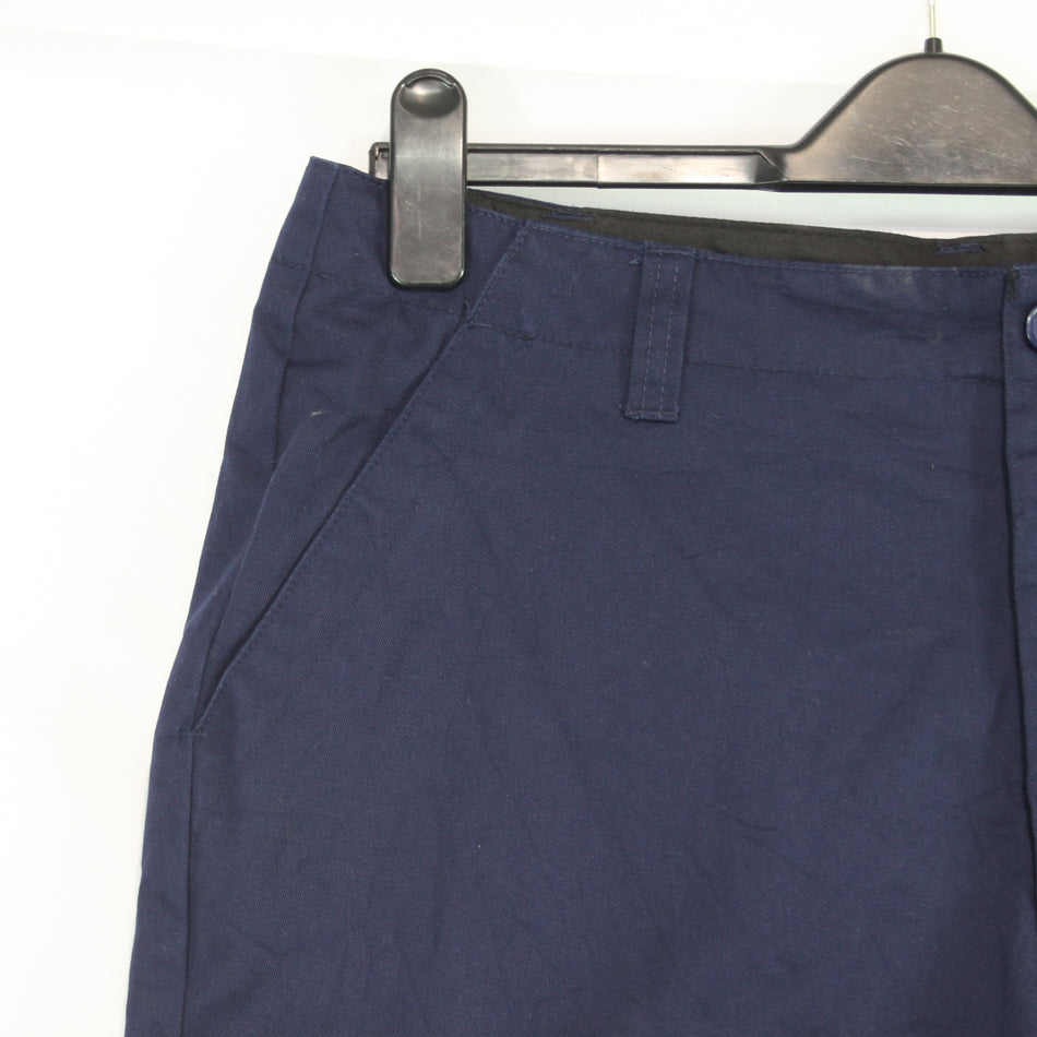 British Courier Navy Shorts Polycotton (4542)