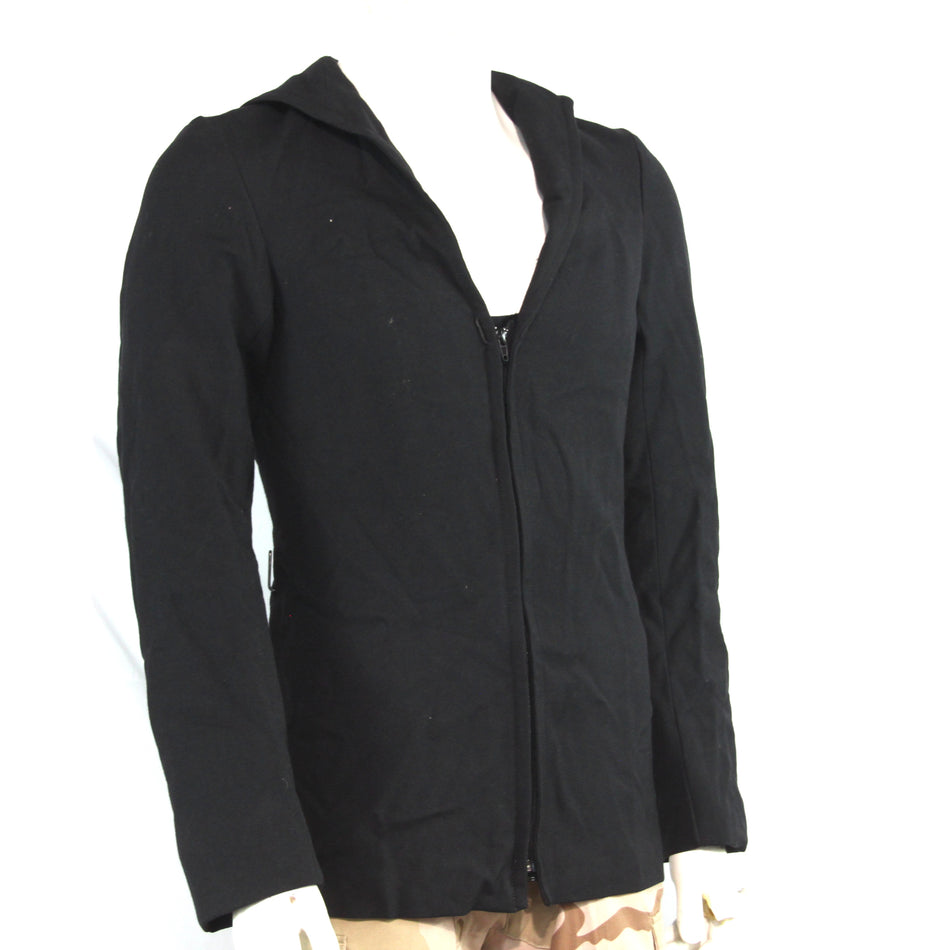 Royal Navy Jumper Jacket Black Zip Front Genuine Surplus (4548)