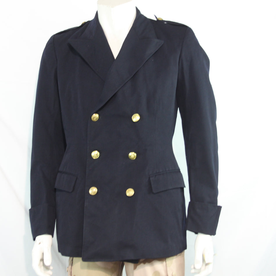 Officers Dress Jacket French Military Navy Genuine Surplus 38" (4553)