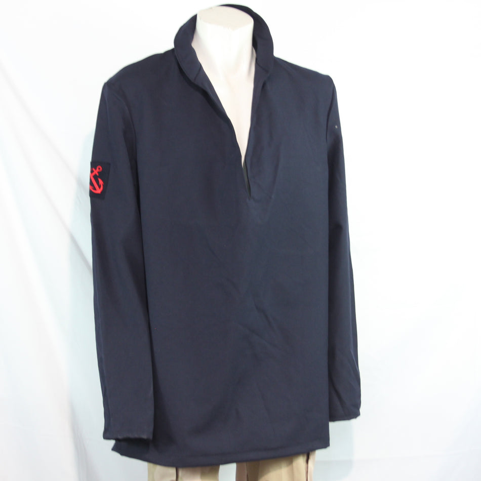 Naval Jumper Middy Top French Navy Genuine Surplus XXL 48" (4554)