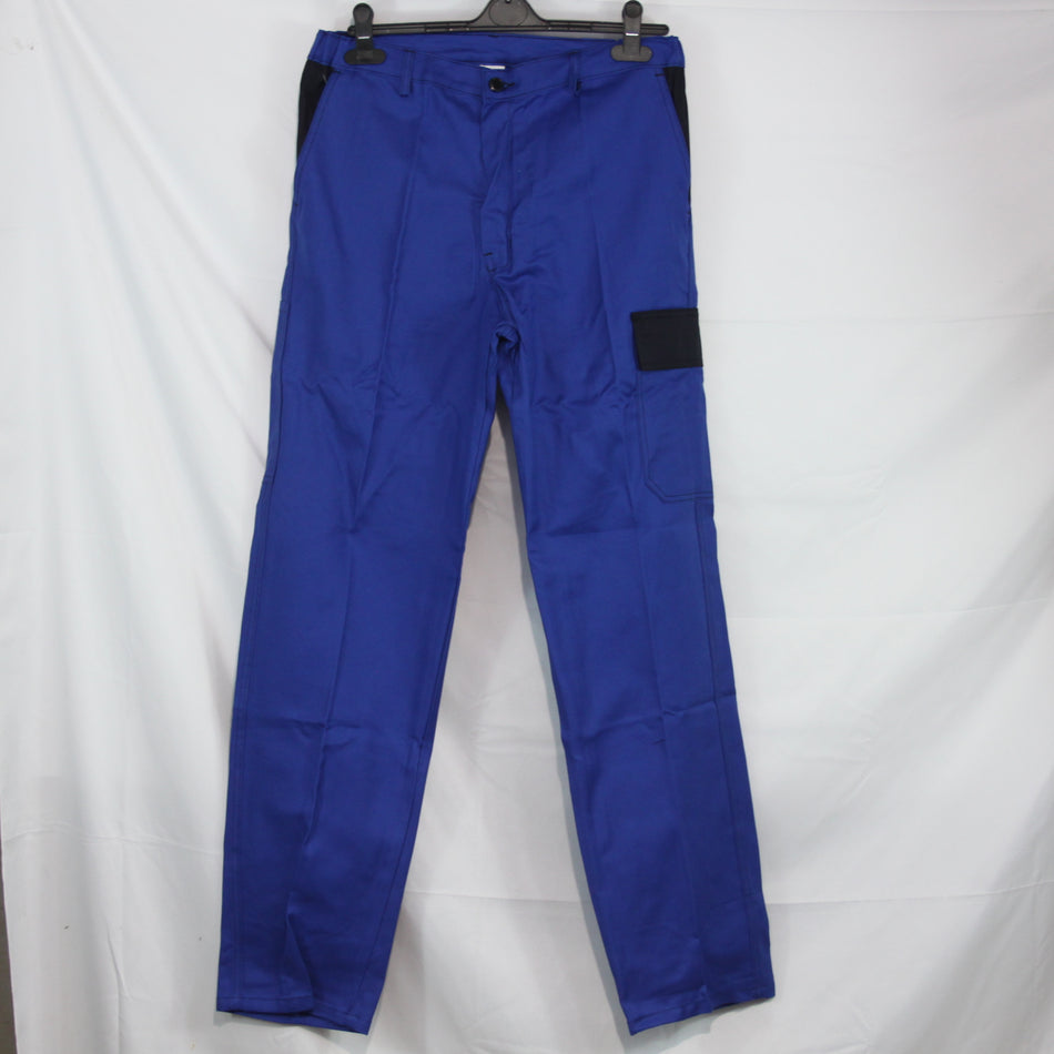 French Army Cargo Pants Trousers Combats Military Blue Elasticated (4557)