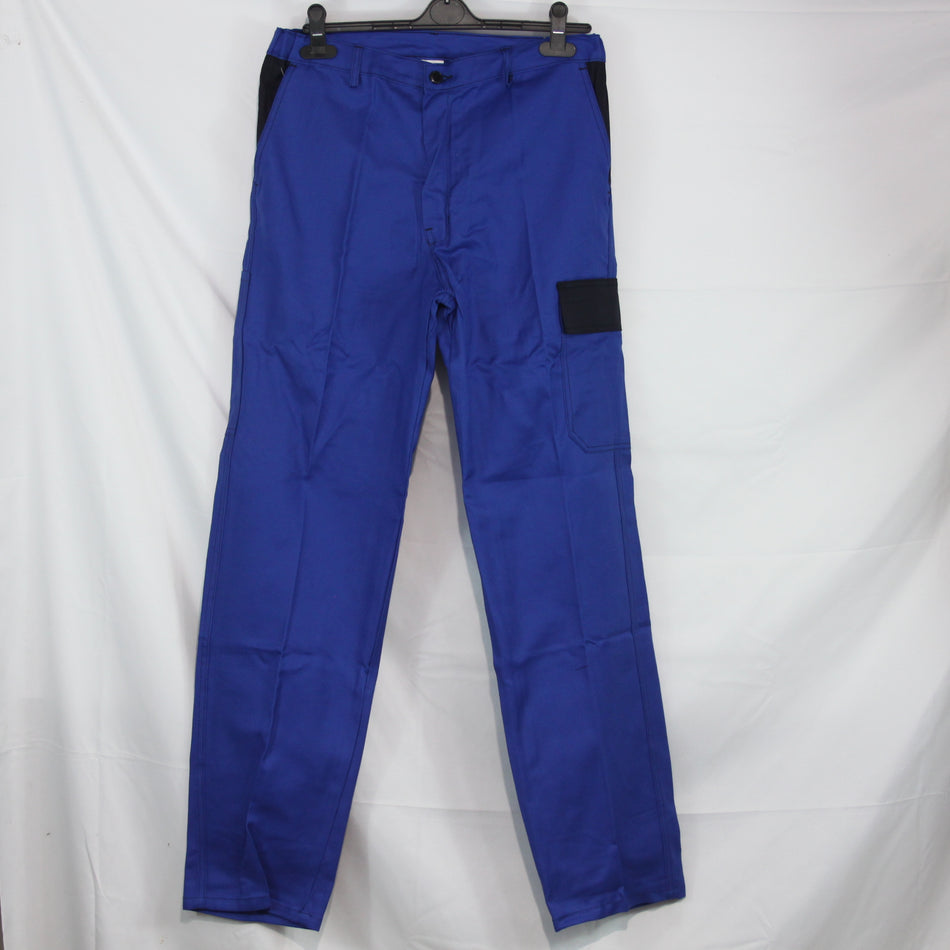 French Army Cargo Pants Trousers Combats Military Blue Elasticated (4557)