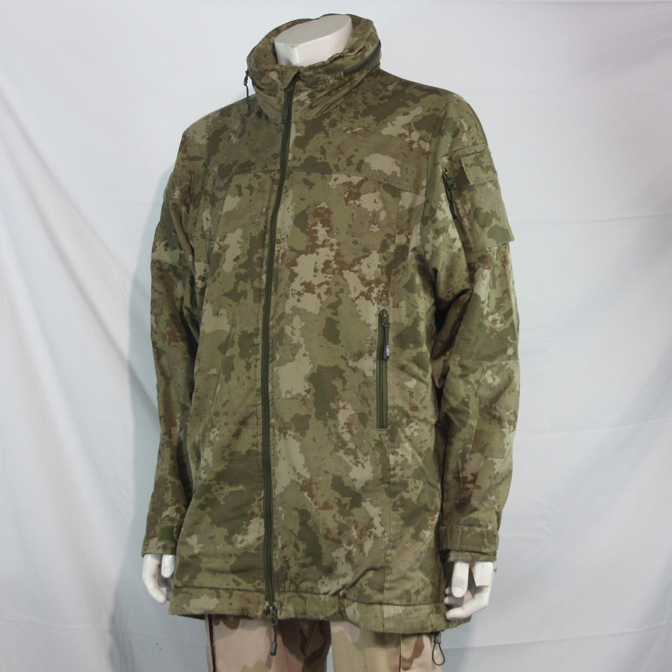 Desert Camo Army Jacket Parka Turkish Military Fleece Lined Genuine Surplus (4421)