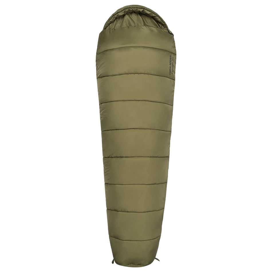 1 Season Lightweight Mummy Sleeping Bag Military Style Trooper 250 Highlander
