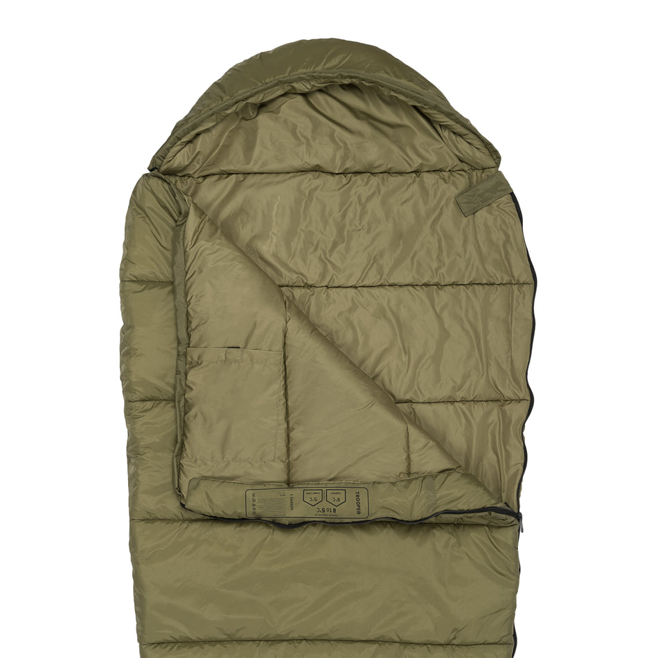 1 Season Lightweight Mummy Sleeping Bag Military Style Trooper 250 Highlander