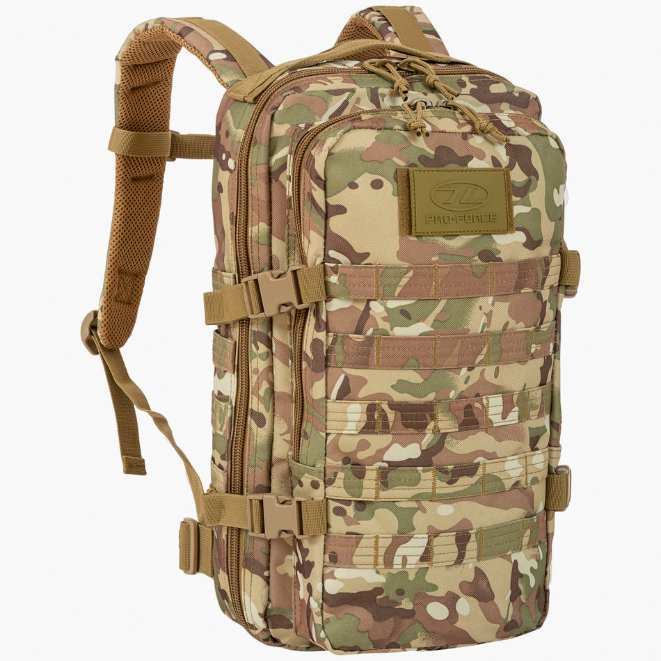 20Litre Tactical Rucksack Daysack Pack Recon MOLLE Cadet Highlander HMTC TT164