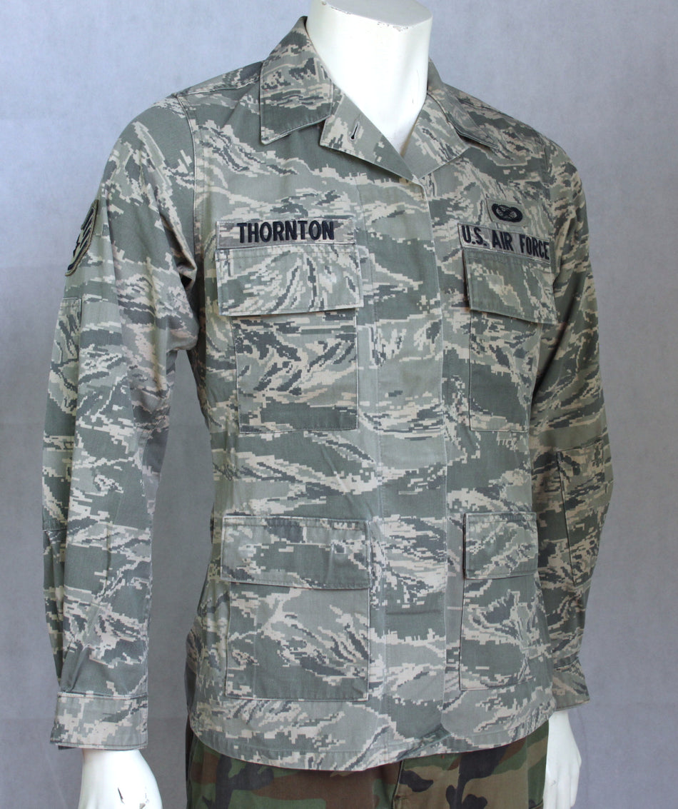 Genuine USAF ABU Jacket USA Airforce Splinter Camo Jacket Shirt Grade 2