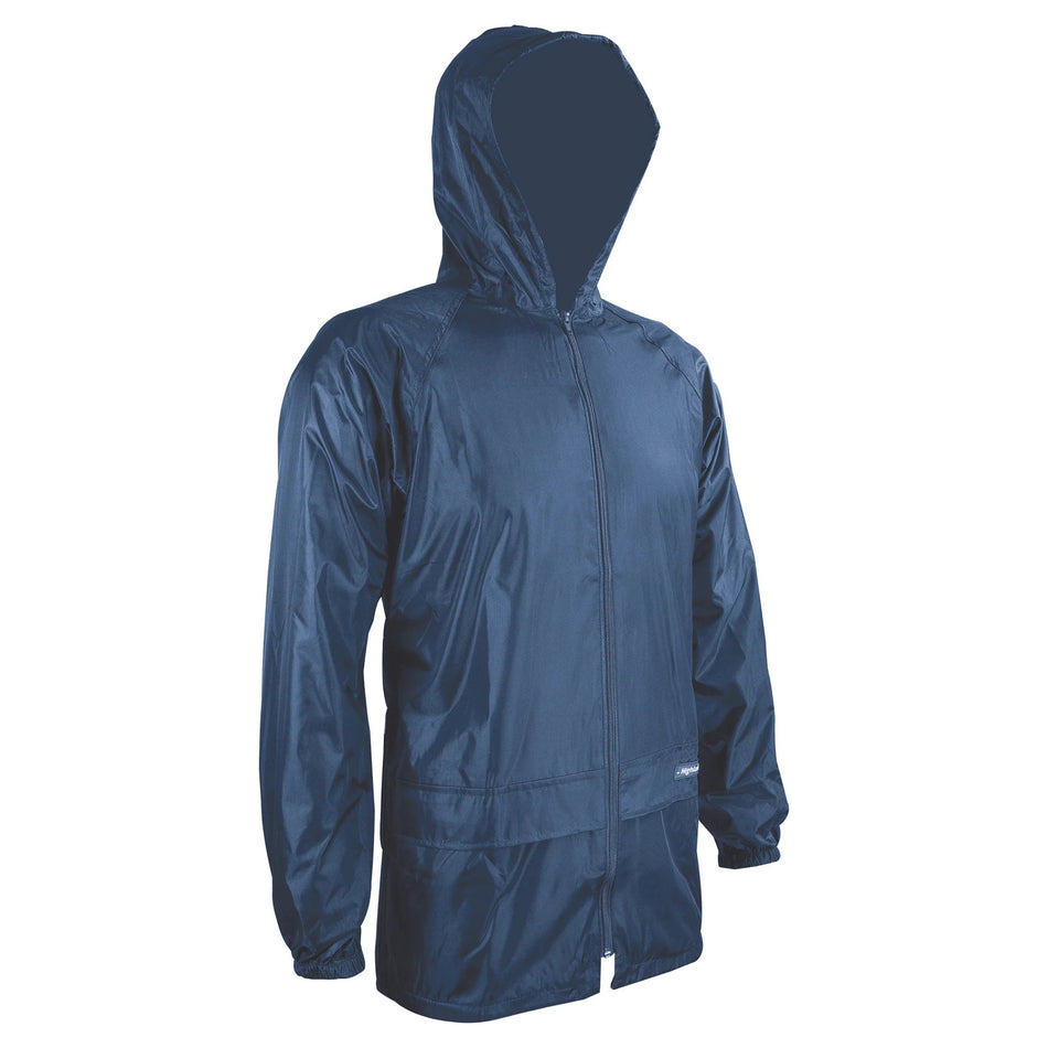 Stormguard Waterproof Coat Jacket PVC Packaway Mens Womens Navy