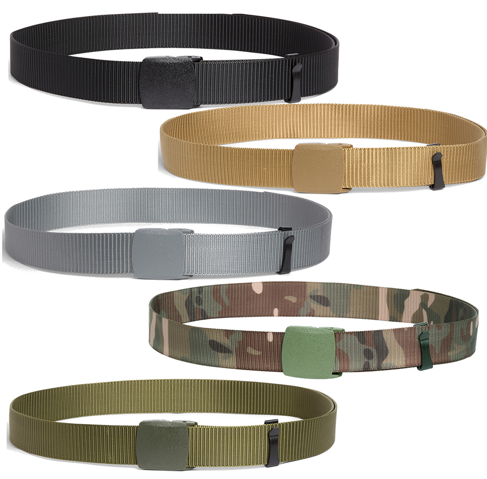 Plastic Buckle Webbing Belt Elite Forces Security Adjustable Kombat Adults