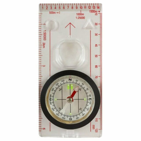 Highlander Deluxe Map Compass Orienteering Walking Hiking Basic Reliable