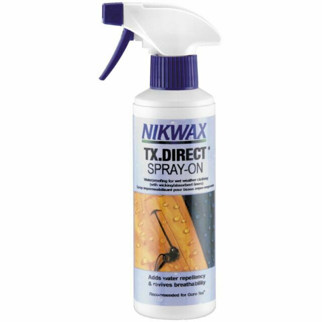 Nixwax TX Direct Spray waterproofing Reproof for Wet Weather Rain Gear