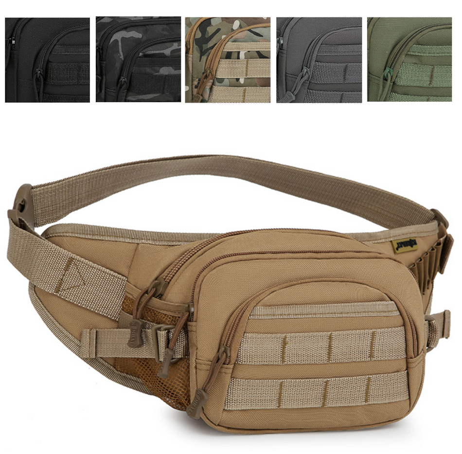 Waist Bag 3 Litre Bum Bag Tactical MOLLE Adjustable Waist Military Summit Kombat