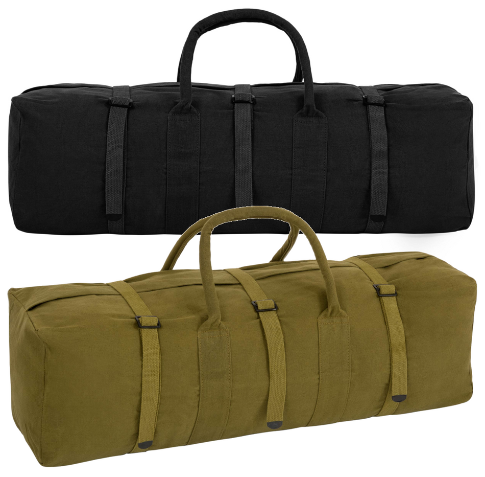 Highlander U.S. Canvas Tool Bag Strap Fasten Strong Vintage Style  30"
